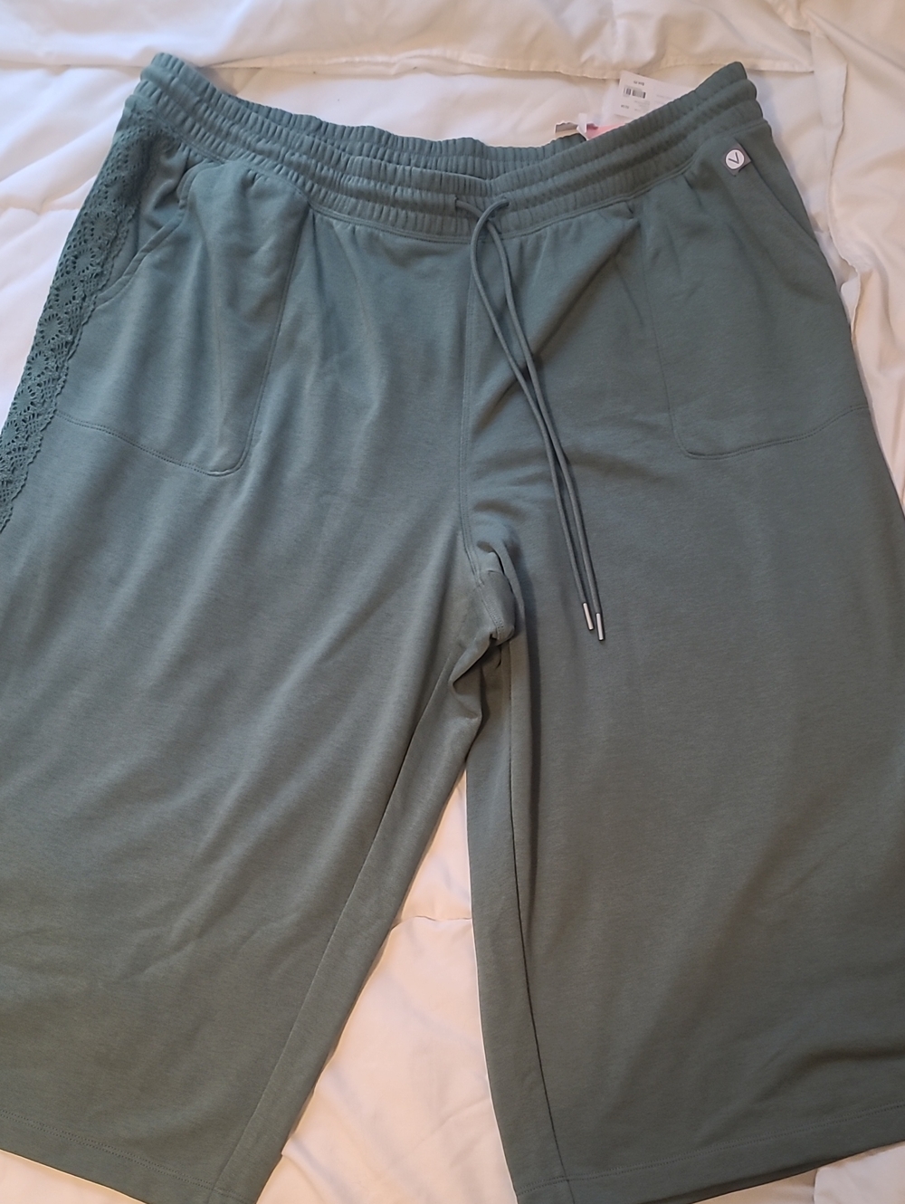 Lane Bryant Sage Green Drawstring Jogger Pants